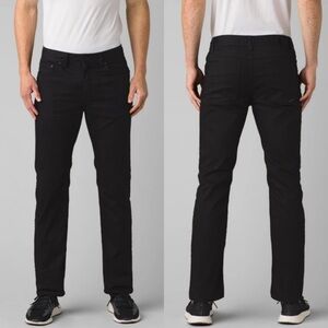 Prana Men’s Bridger Jean Pants 34x34 Black Slim Fit Outdoor Hiking